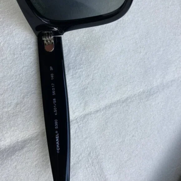 CHANEL Black Square 5380 Polarized Sunglasses - Picture 14 of 16